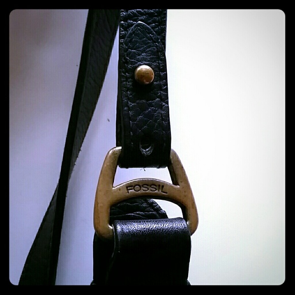 Vintage Fossil Leather Black Purse - Picture 5 of 8